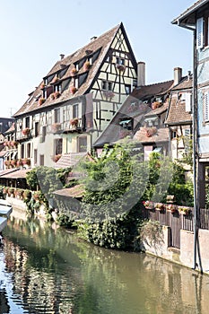 Half-timbered houses in Colmar, Alsace, France