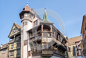 Half-timbered houses in Colmar, Alsace, France