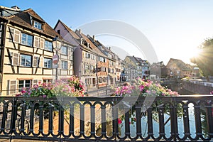 Half-timbered houses in Colmar, Alsace, France