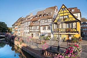 Half-timbered houses in Colmar, Alsace, France