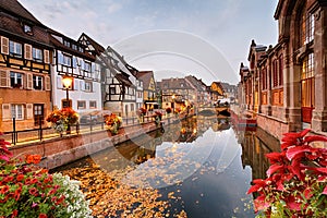 Autumnal morning in Colmar photo