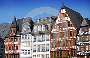 Half-timbered houses in Frankfurt