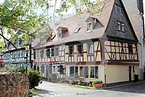 Half-timbered houses in Frankfurt am Main photo