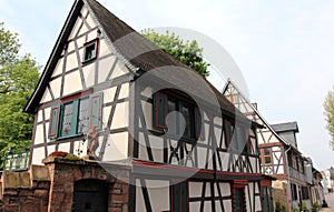 Half-timbered houses in Germany