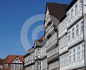 Half-timbered houses in Hannover, Germany