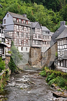 Half-timbered houses in Monschau