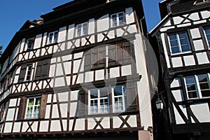 half-timbered houses at the \