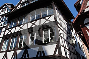 half-timbered houses at the \