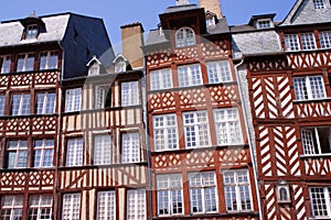 Half-timbered houses, Rennes