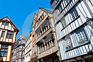 Half-Timbered Houses at Rouen
