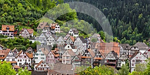 Half-timbered houses in Schiltach