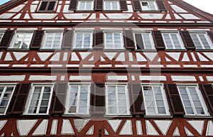 Half-timbered old house in Tubingen, Germany