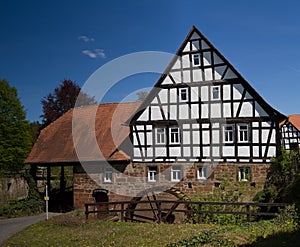 Half timbered water mill, Buedingen