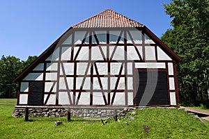 Half timbering barn photo