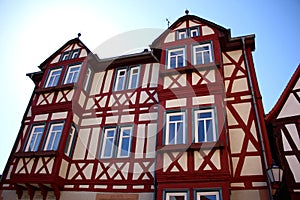 Half-timbering House in BÃ¼dingen, Germany