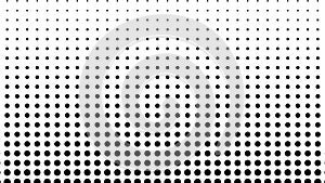 Half tone of many dots, computer generated abstract background, 3D render