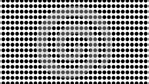 Half tone of many dots, computer generated abstract background, 3D render