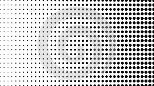 Half tone of many dots, computer generated abstract background, 3D render backdrop with optical illusion effect