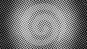 Half tone of many dots, computer generated abstract background, 3D render backdrop with optical illusion effect