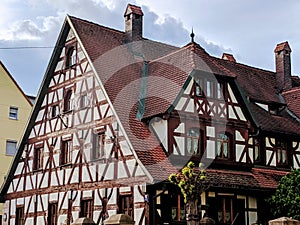 Halftimbered house in Bavaria photo