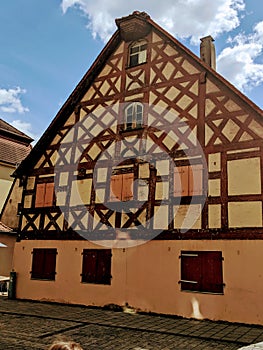 Halftimbered old house in Bavaria photo
