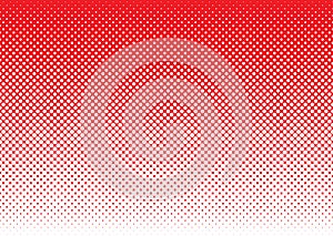 Halftone abstract background red