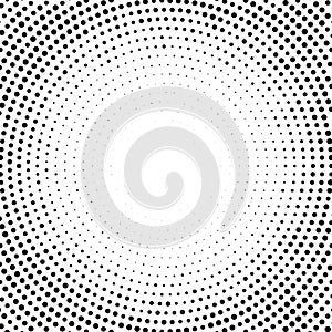 Halftone abstract dotted backgrounds for your design. Halftone effect vector pattern. Circle dots isolated on the white background