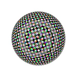 Halftone ball