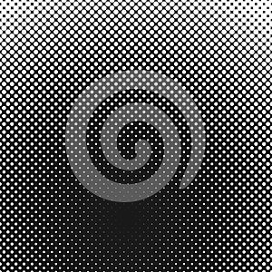 Halftone circle pattern background template - abstract graphic design