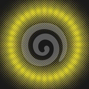 Halftone circle pattern background template - vector graphic design