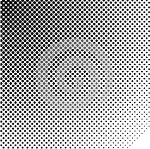 Halftone design elements. Vector halftone gradient. Dot pattern