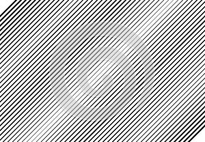 Halftone diagonal, oblique, slanting parallel and random lines,stripes pattern and background.Lines vector illustrations. Streaks photo