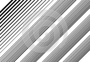 Halftone diagonal, oblique, slanting parallel and random lines,stripes pattern and background.Lines vector illustrations. Streaks photo