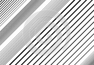 Halftone diagonal, oblique, slanting parallel and random lines,stripes pattern and background.Lines vector illustrations. Streaks photo