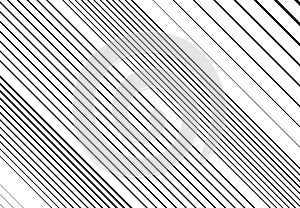 Halftone diagonal, oblique, slanting parallel and random lines,stripes pattern and background.Lines vector illustrations. Streaks photo