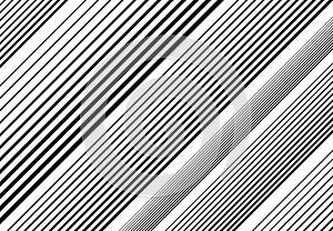 Halftone diagonal, oblique, slanting parallel and random lines,stripes pattern and background.Lines vector illustrations. Streaks photo