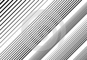 Halftone diagonal, oblique, slanting parallel and random lines,stripes pattern and background.Lines vector illustrations. Streaks photo