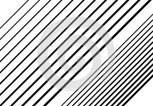 Halftone diagonal, oblique, slanting parallel and random lines,stripes pattern and background.Lines vector illustrations. Streaks photo