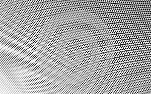 Halftone dot. Fade gradient. Background dots. Point texture. Overlay effect. Gradation diagonal transition. Half tone polka. Pop a