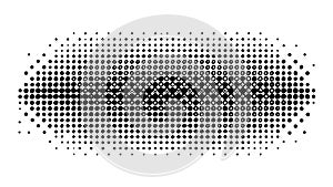 Halftone Dot Gradient Pattern Vector Texture, Retro Effect Design, vector design Generative AI