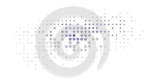 Halftone Dot Grid: Abstract Pattern with Gradient Vector, vector design Generative AI