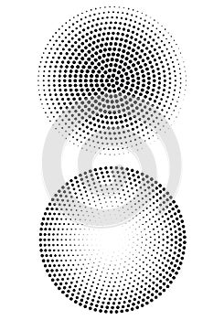 Halftone dot pattern, photo