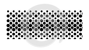 Halftone Dot Pattern, Abstract Texture and Design Element, vector design Generative AI
