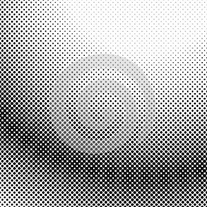 Halftone dot pattern background design - vector graphic