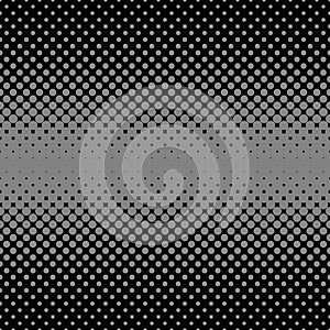 Halftone dot pattern background - vector design from circles in varying sizes