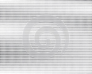 A halftone dot pattern background vector illustration, rectangle circle dot effect
