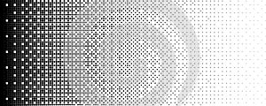 Halftone dot pattern gradient grayscale background circle comic fade. Halftone texture design.