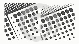 Halftone dot pattern, graphic background texture vector design Generative AI
