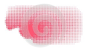 Halftone Dot Pattern Icon, Abstract Texture, Digital Art, Gradient, vector design Generative AI
