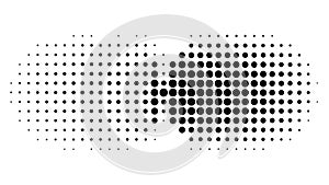 Halftone Dot Pattern: Retro Graphic & Abstract Texture, vector design Generative AI
